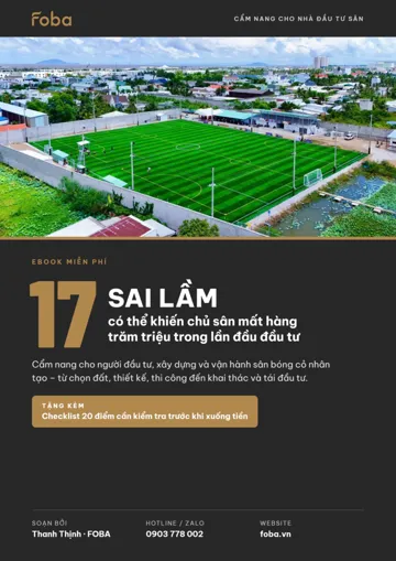 Bìa ebook 17 sai lầm đầu tư sân cỏ nhân tạo